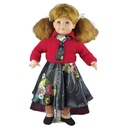 Künstlerpuppe Porzellanpuppe Dekopuppe Geschenkidee H 48,5 cm