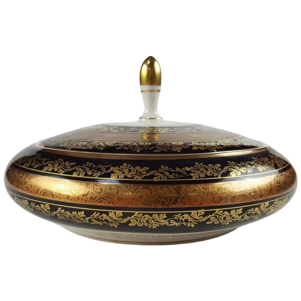 Bonboniere Golddekor Kaiser Porzellan Alka Kunst gebraucht - gut