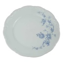 Kuchenteller Dessertteller Mitterteich Form 2000 Blaue Blumen gebraucht - akzeptabel