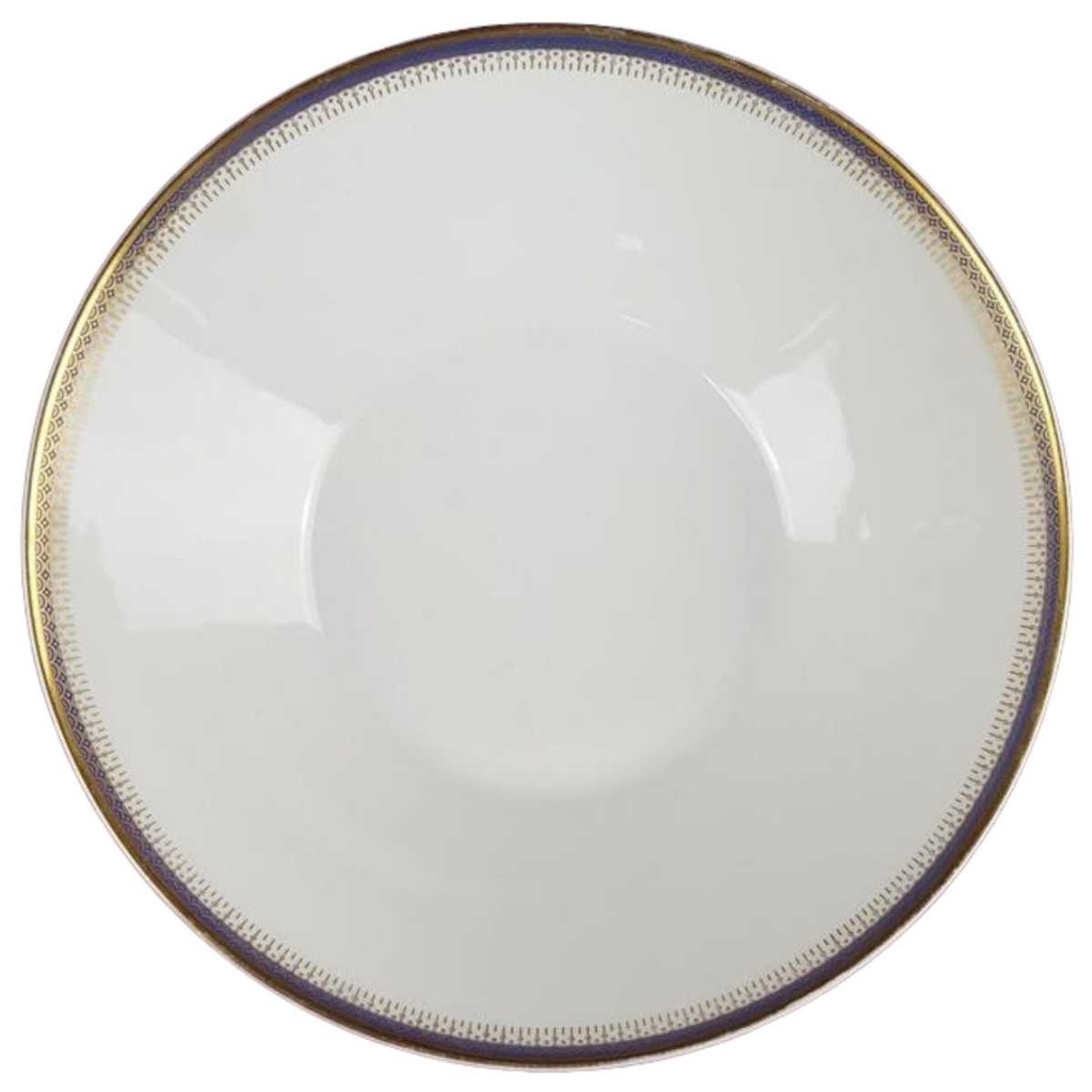 [45816481] Schüssel Servierschüssel 23,8 cm Seltmann Weiden Vohenstrauß Form 6397 Kobaltblau Gold Blau gebraucht - gut
