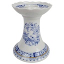 Kerzenhalter ohne Stempel Schaller China Blau gebraucht - gut
