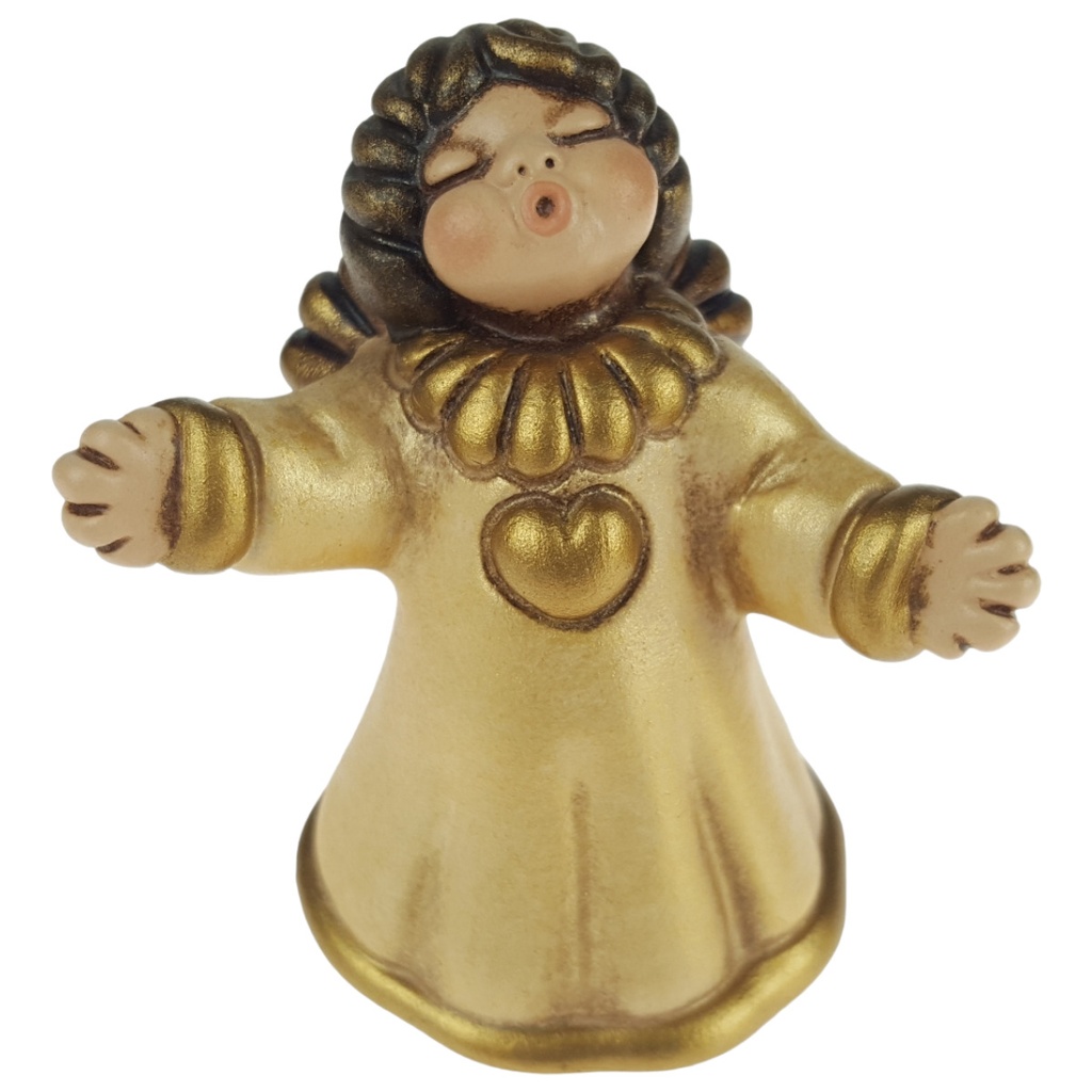 Thun Keramik Figur Engel mit Herz H 6,3 cm
