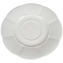 Untertasse 17,5 cm Villeroy & Boch Damasco Weiß gebraucht - gut