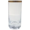 Trinkglas Wasserglas Eisbecher Goldrand Ingrid Glas Altdeutsch Pokal W.Germany gebraucht - sehr gut