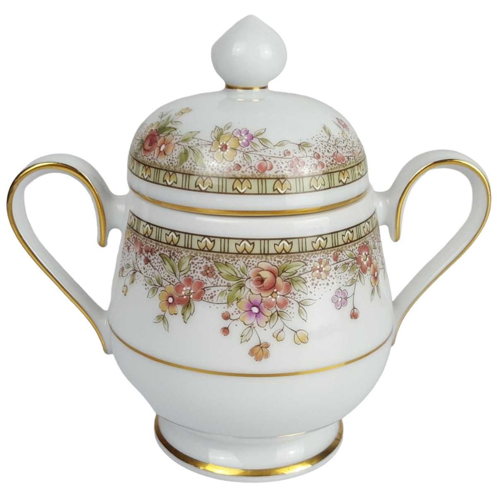 Zuckerdose Noritake Ireland 2767 Morning Jewel gebraucht - sehr gut