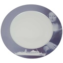 Pizzateller Platzteller 33 cm Rosenthal Epoque Mona Lisa Transparent gebraucht - gut