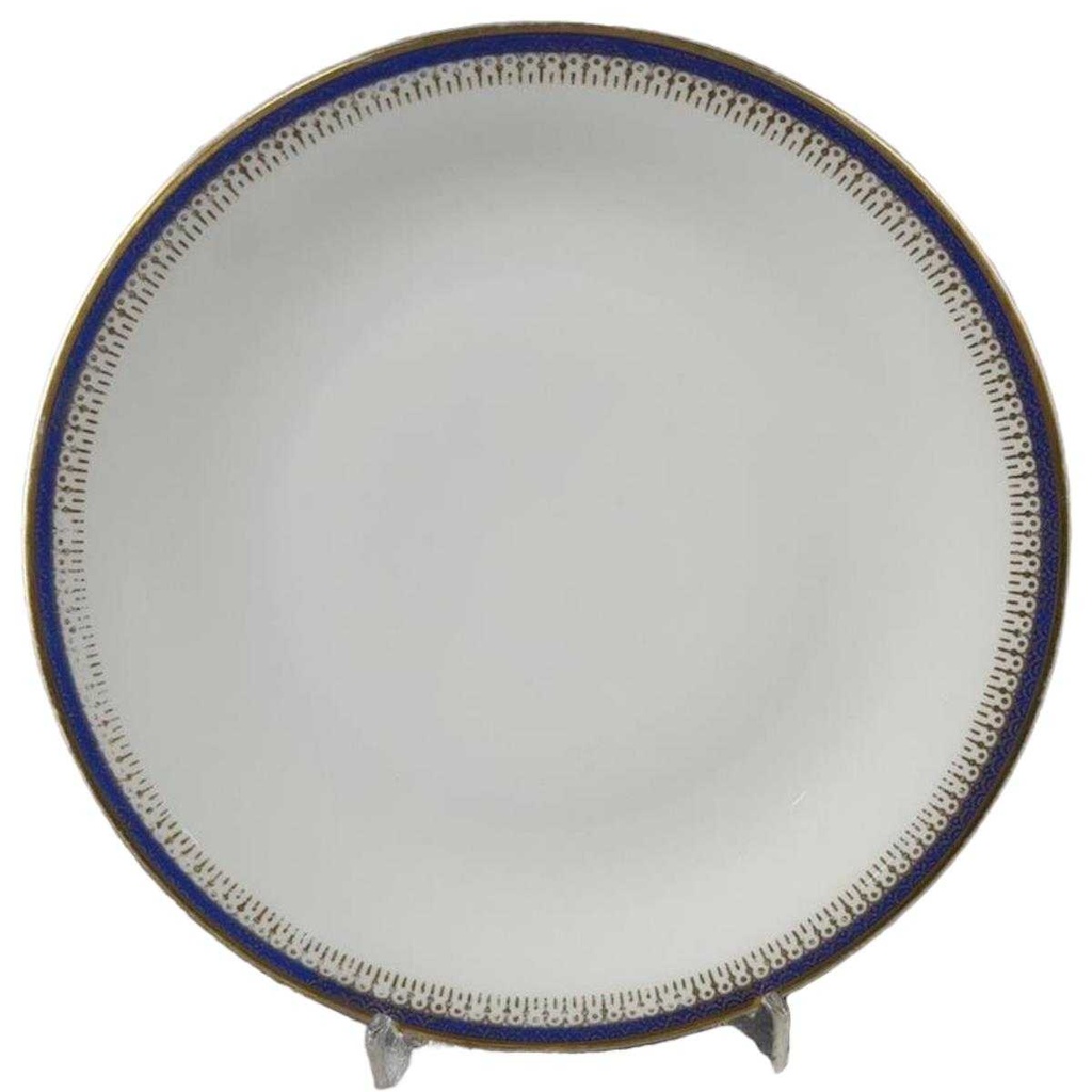 [45816494] Kuchenteller Dessertteller Frühstücksteller 19,6 cm Seltmann Weiden Vohenstrauß Form 6397 Kobaltblau Gold Blau gebraucht - akzeptabel