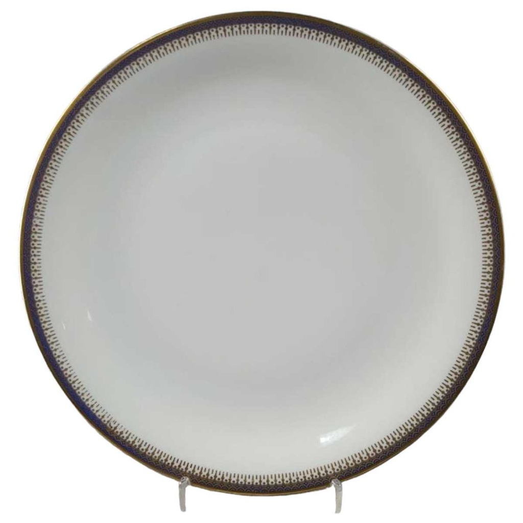 [45816499] Speiseteller Essteller 24,4 cm Seltmann Weiden Vohenstrauß Form 6397 Kobaltblau Blau gebraucht - gut