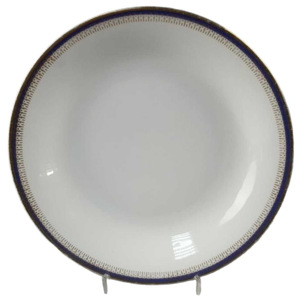 [45816500] Suppenteller 22,4 cm Seltmann Weiden Vohenstrauß Form 6397 Kobaltblau Blau gebraucht - akzeptabel
