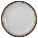 Untertasse für Kaffee 15 cm Seltmann Weiden Vohenstrauß Form 6397 Kobaltblau Gold Blau gebraucht - gut