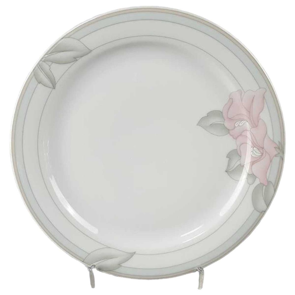 [45816557] Kuchenteller Dessertteller Frühstücksteller 19,5 cm Eschenbach Valencia 1495 rosa Blumen gebraucht - gut