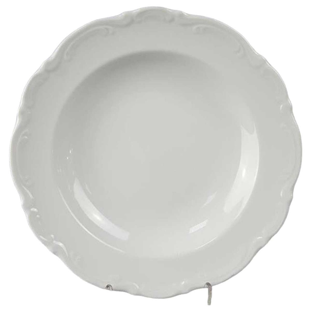 [45816573] Suppenteller 22,3 cm Mitterteich Form 2000 Weiß gebraucht - gut