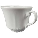 Kaffeetasse Tasse Mitterteich Form 2000 Uni Weiß gebraucht - gut