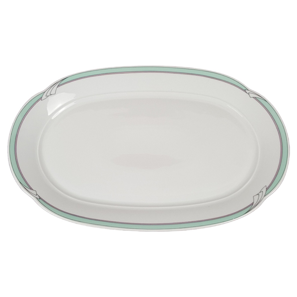 [458166044] Servierplatte Fleischplatte 33,3x22,7 cm Colditz gebraucht - gut