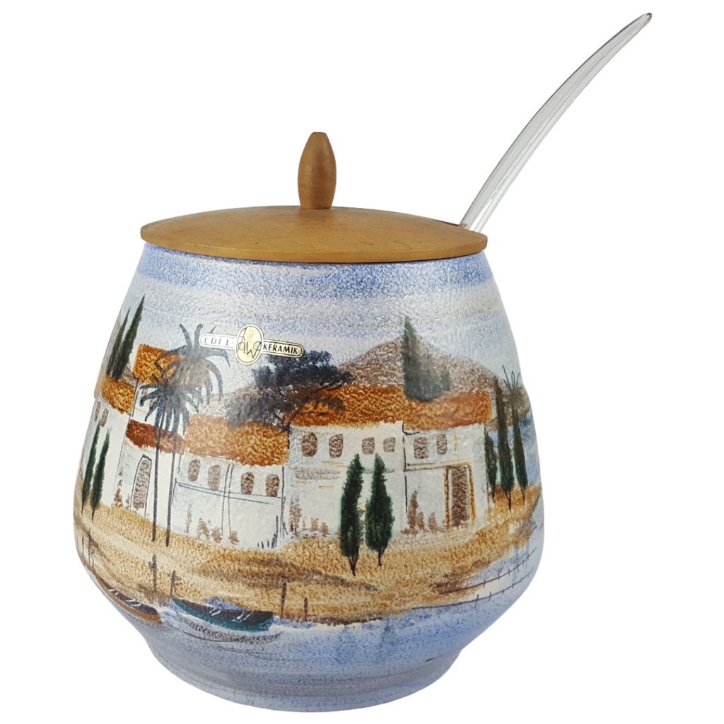 JAWE Edelkeramik Bowle mit Schöpfkelle 5,5 L