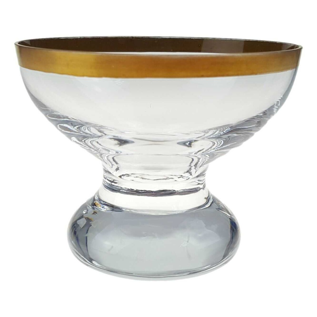 [458166096] Likörschale Likörglas Goldrand Ingrid Glas Altdeutsch Pokal W.Germany gebraucht - sehr gut
