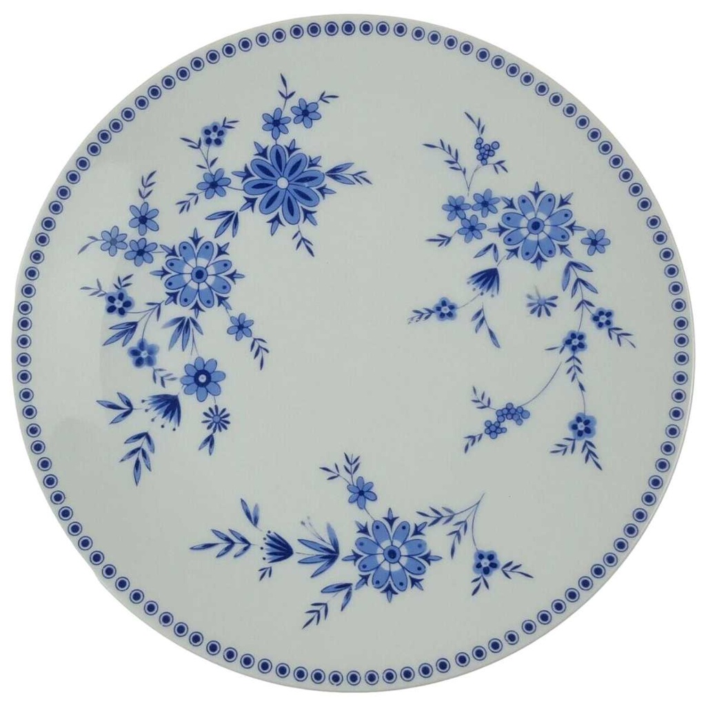 Kuchenteller Teller 19,3 cm Seltmann Weiden Doris Bayerisch Blau gebraucht - akzeptabel