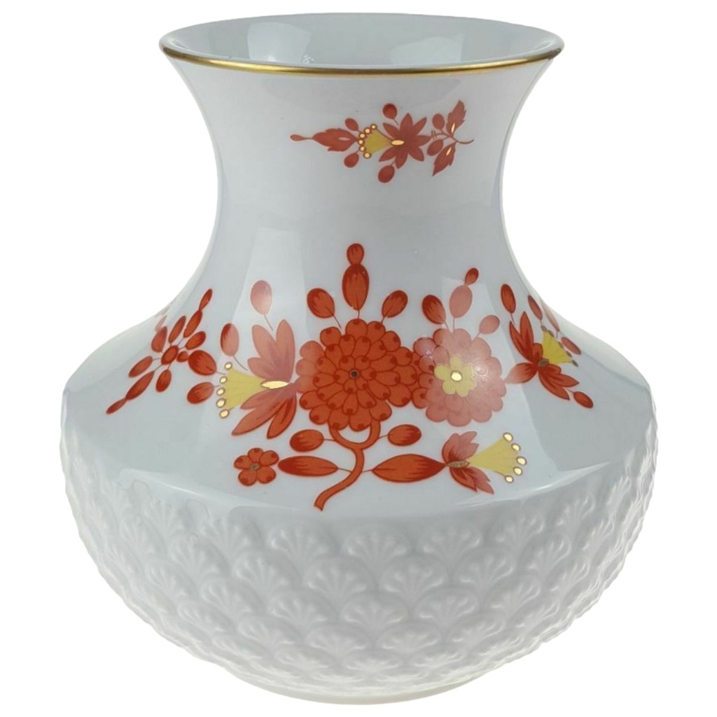 [458166139] Blumenvase 15,3 cm Hutschenreuther Blumen gebraucht - sehr gut
