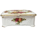 Schatulle Royal Albert Old Country Roses Deckeldose Bonboniere Porzellan