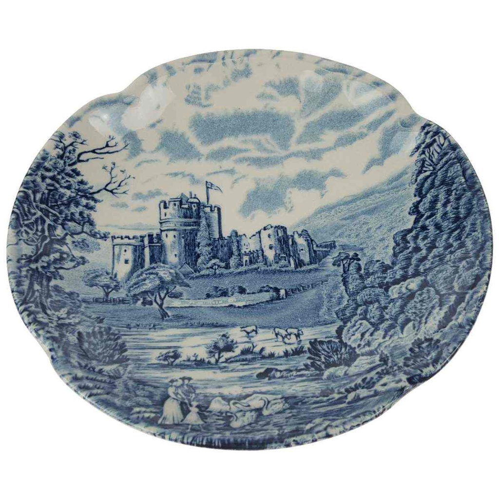 [458166213] Untertasse für Kaffee 14,2 cm Johnson Bros Castle Story Blau gebraucht - gut