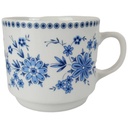 Kaffeetasse Kaffeebecher Seltmann Weiden Doris Bayerisch Blau gebraucht - gut