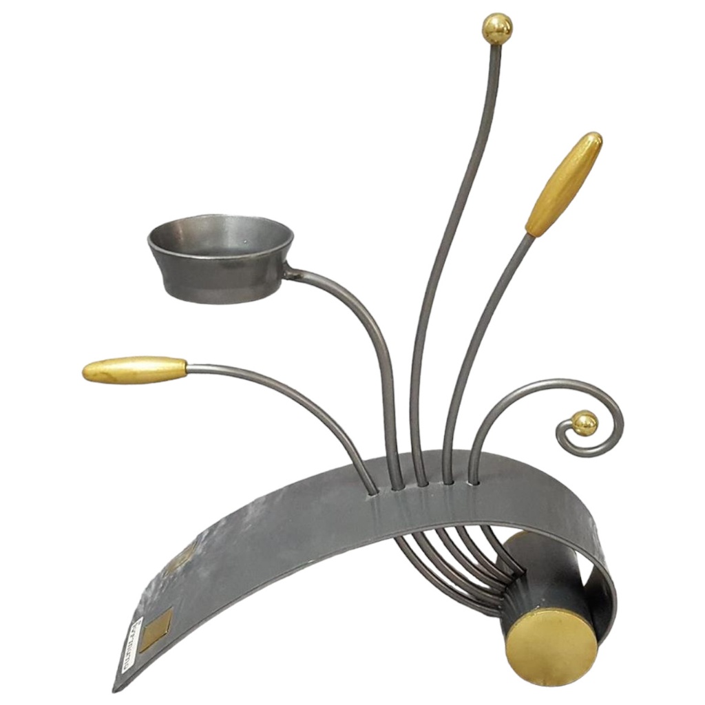 [45816623] Formano Kerzenhalter aus Metall ohne Glaseinsatz H 25,5 cm