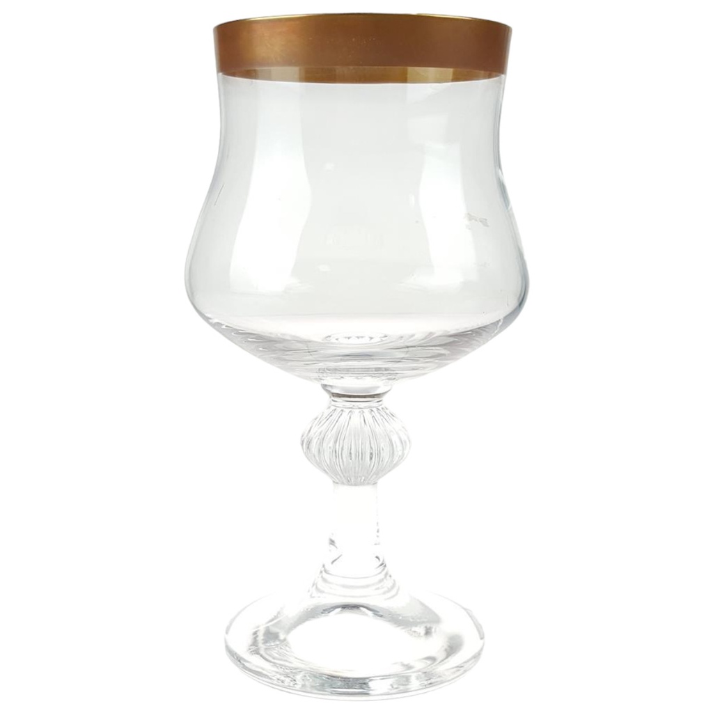 [458166242] Weinglas Rotweinglas Goldrand 10 mm