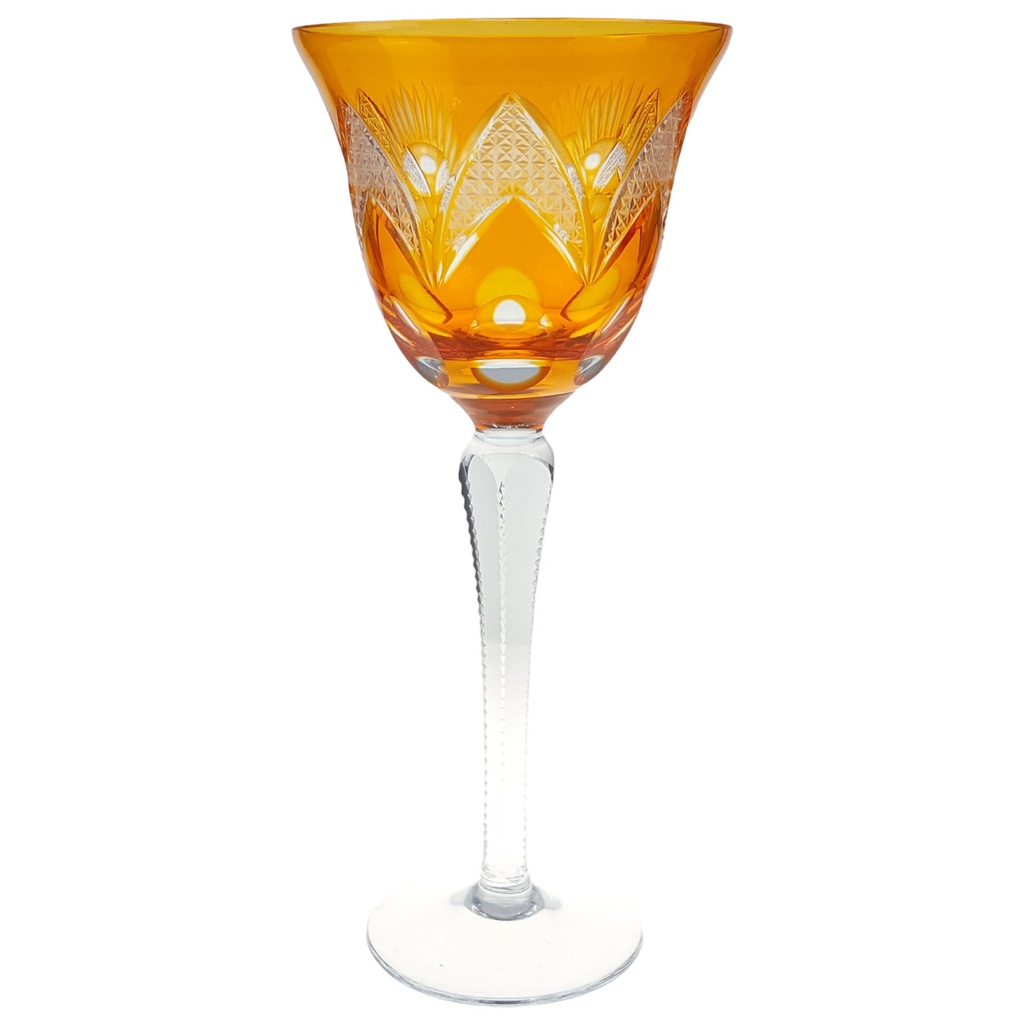 Weinrömer Römerglas Überfangglas Orange