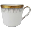 Kaffeetasse Seltmann Weiden Form 25475 grau gold Dekor gebraucht - gut