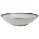 Schale 22 cm Seltmann Weiden Form 25475 grau gold Dekor gebraucht - gut