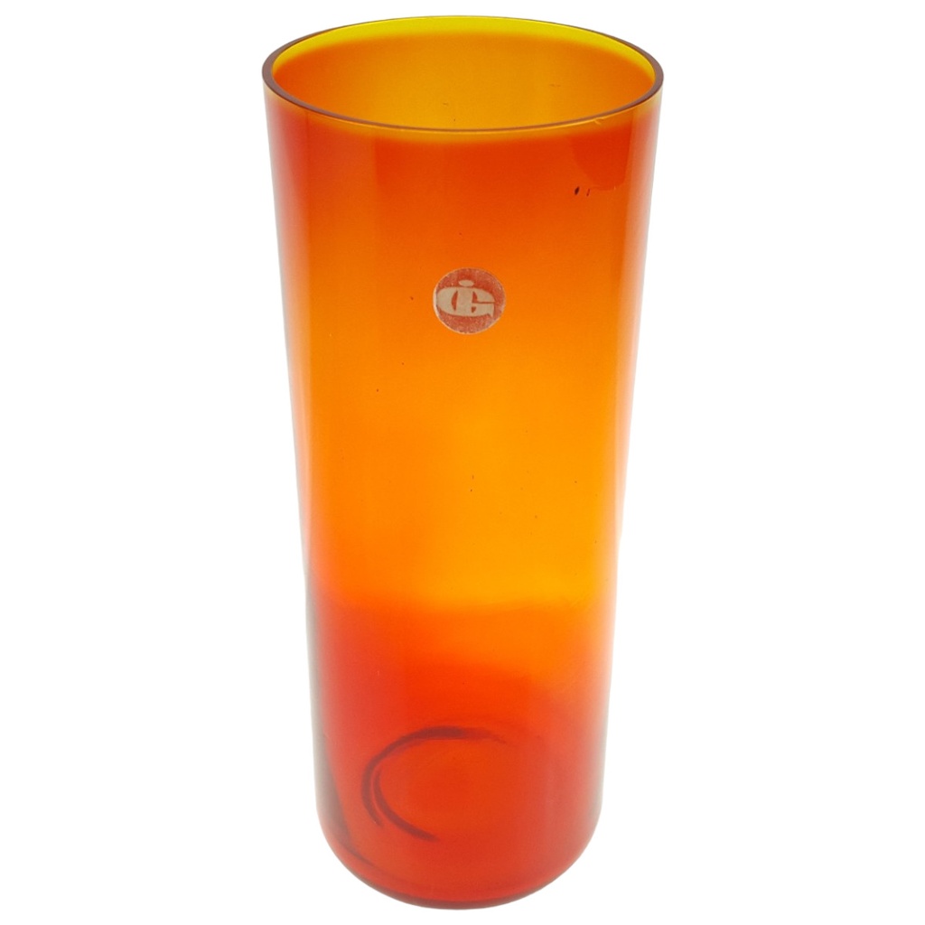 Wasserglas Longdrinkglas H 15,5 cm Ingrid Glas Orange