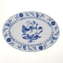 Servierplatte Speiseplatte 31,3x22,4 cm MF Design Zwiebelmuster gebraucht - sehr gut