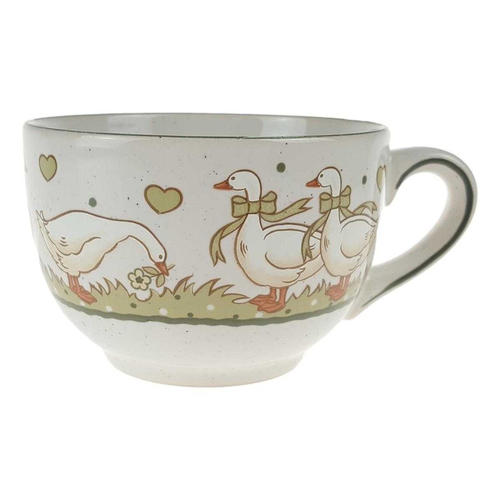 [458166316] Kaffeetasse Pfalzkeramik Gänseglück R. Lumm gebraucht - gut