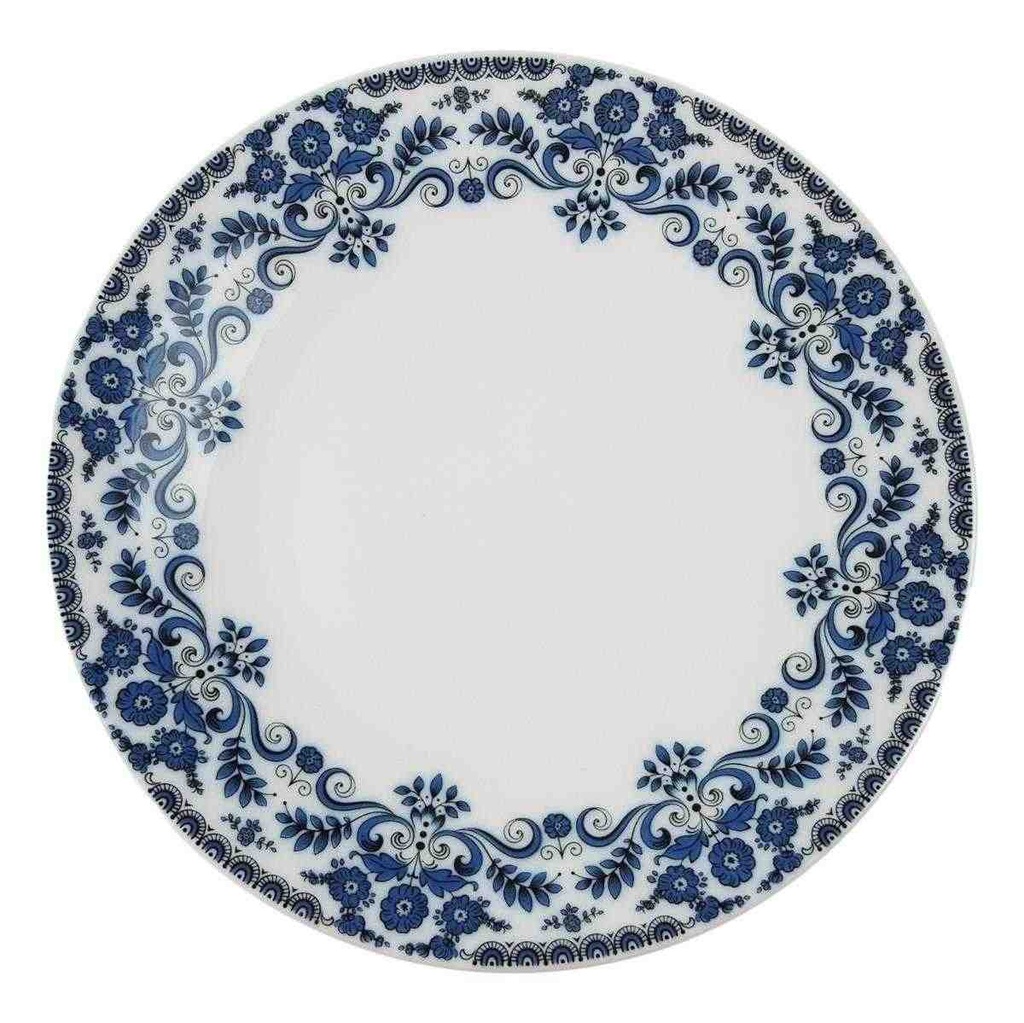 Kuchenteller 19,7 cm Hutschenreuther Arzberg Blaue Blumen gebraucht - gut