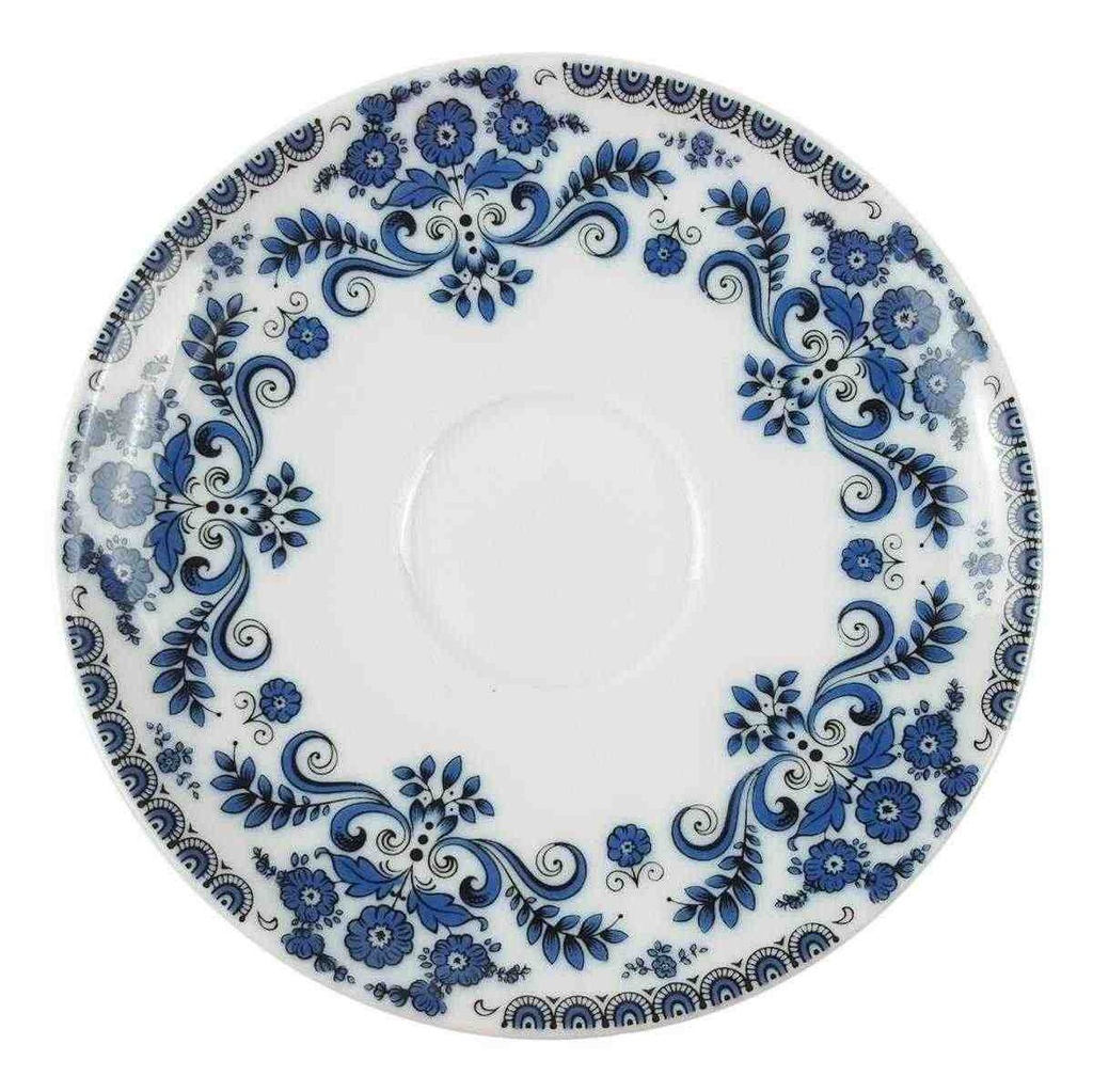 [458166336] Untertasse für Kaffee 14,3 cm Hutschenreuther Arzberg Blaue Blumen gebraucht - akzeptabel