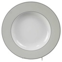 Suppenteller 23 cm TCM Tchibo blau grau Rautendekor gebraucht - gut