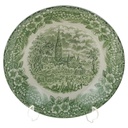 Servierschale Servierschüssel mit Stempel 19 cm Broadhurst Staffordshire Ironstone England Grün gebraucht - gut
