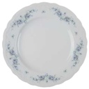 Kuchenteller Dessertteller Frühstücksteller 19 cm Seltmann Weiden Julia Blaue Margeritenranke gebraucht - sehr gut