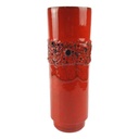 Blumenvase Keramik Rot Vintage/Retro-Stil