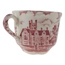 Kaffeetasse Palissy Avon Scenes Rot gebraucht - akzeptabel