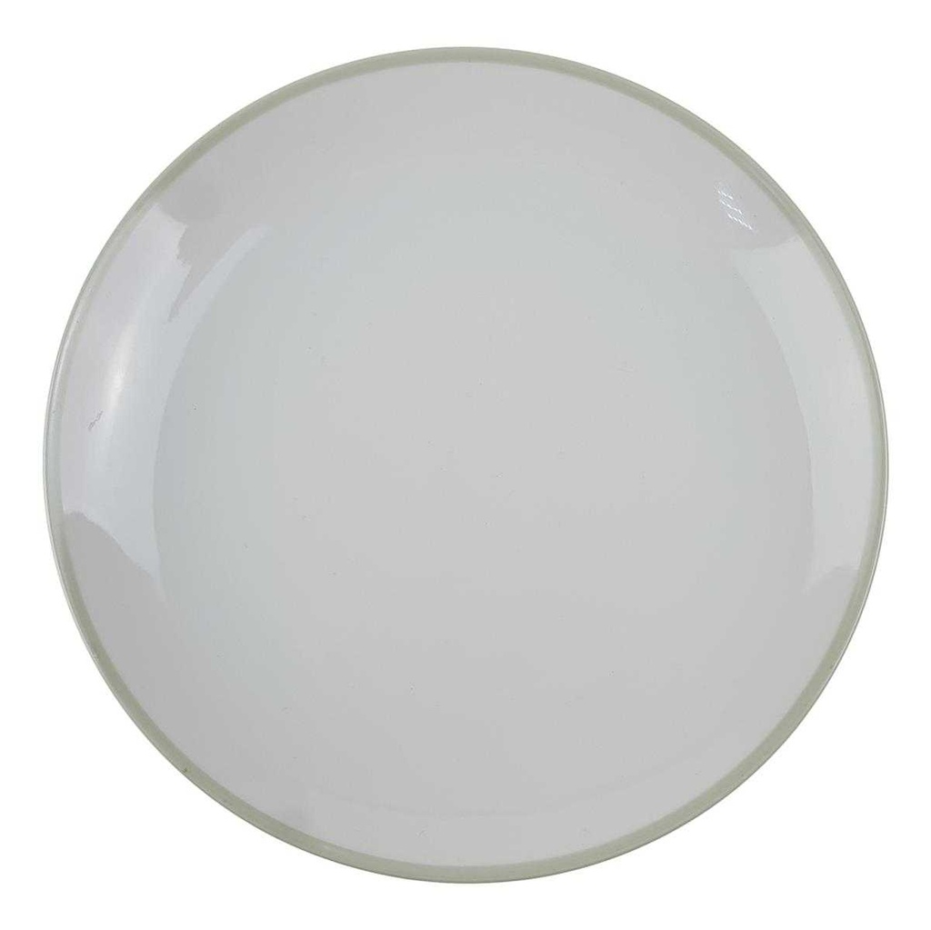 [458166638] Kuchenteller Dessertteller 19,5 cm Schönwald Rand Pastellgrün gebraucht - sehr gut