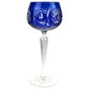Weinglas Weinrömer Römerglas Römer Überfangglas Schleuderstern Kobaltblau Blau gebraucht - sehr gut