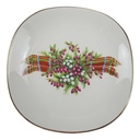 Servierplatte Beilagenschale Goldrand 13 cm Weatherby Hanley Falcon Blumendekor Blumen gebraucht - gut