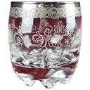 Whiskeyglas Thomas Porzellan Platinrand Transparent W.Germany Germany gebraucht - gut