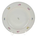 Suppenteller 24,2 cm Tielsch Altwasser Streublume elfenbein Blumen gebraucht - akzeptabel