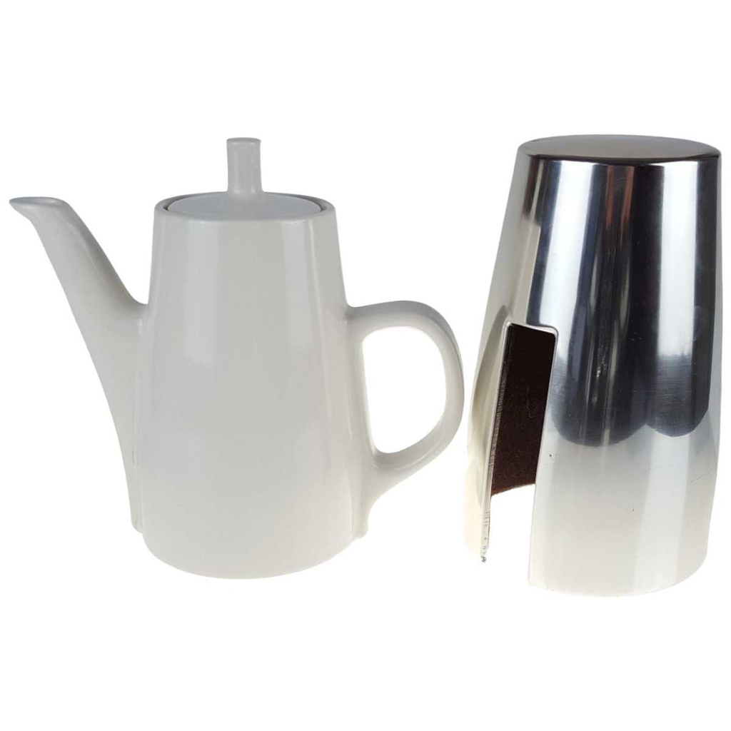 [458166725] Kaffeekanne mit Thermomantel 0,1 L Melitta 8 110 Weiß gebraucht - akzeptabel