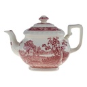 Teekanne 1 L Villeroy & Boch Rusticana Rot gebraucht - sehr gut