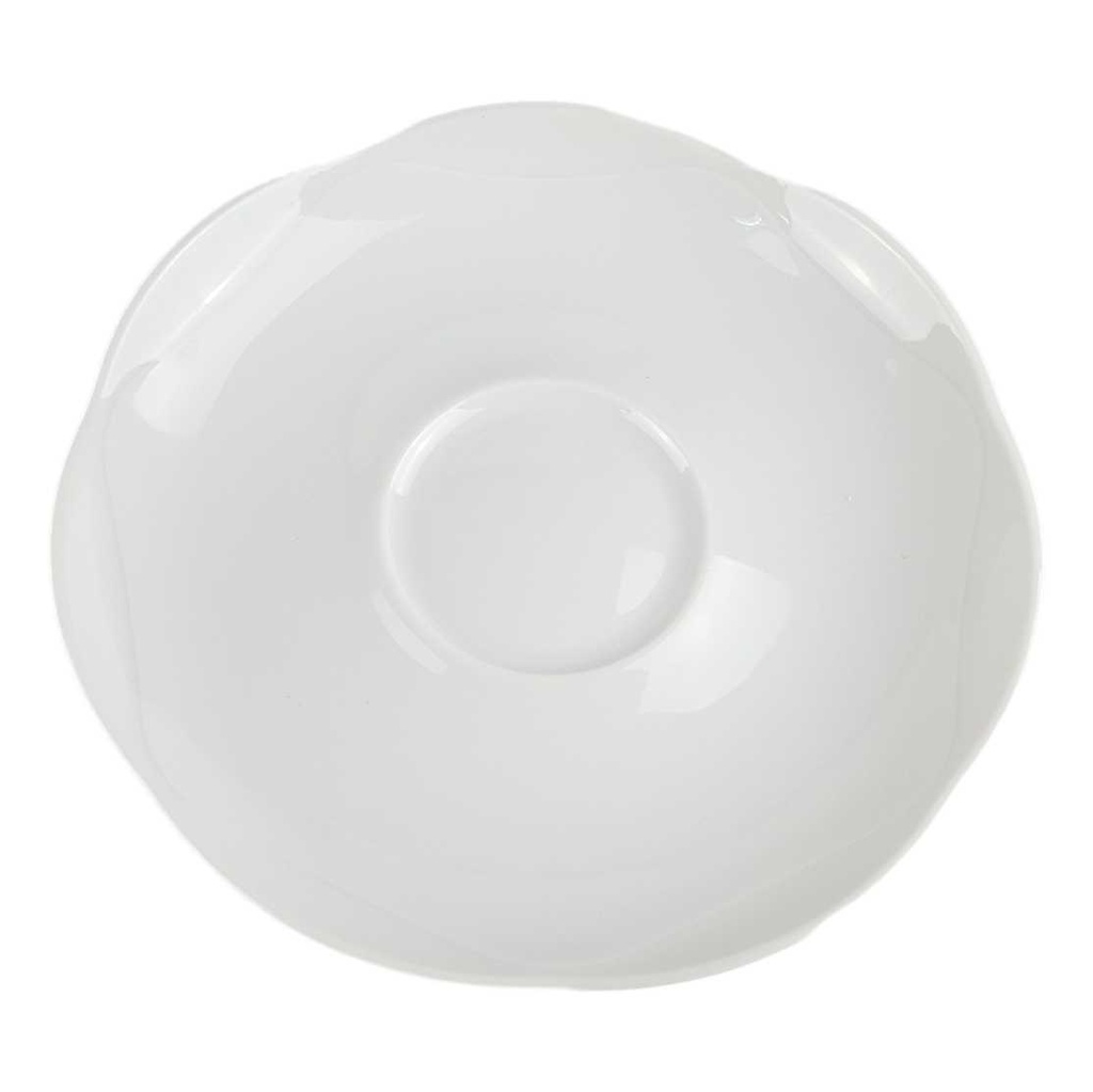 Untertasse 17,3 cm Hutschenreuther Domain Weiß gebraucht - gut