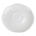 Untertasse 17,3 cm Hutschenreuther Domain Weiß gebraucht - gut