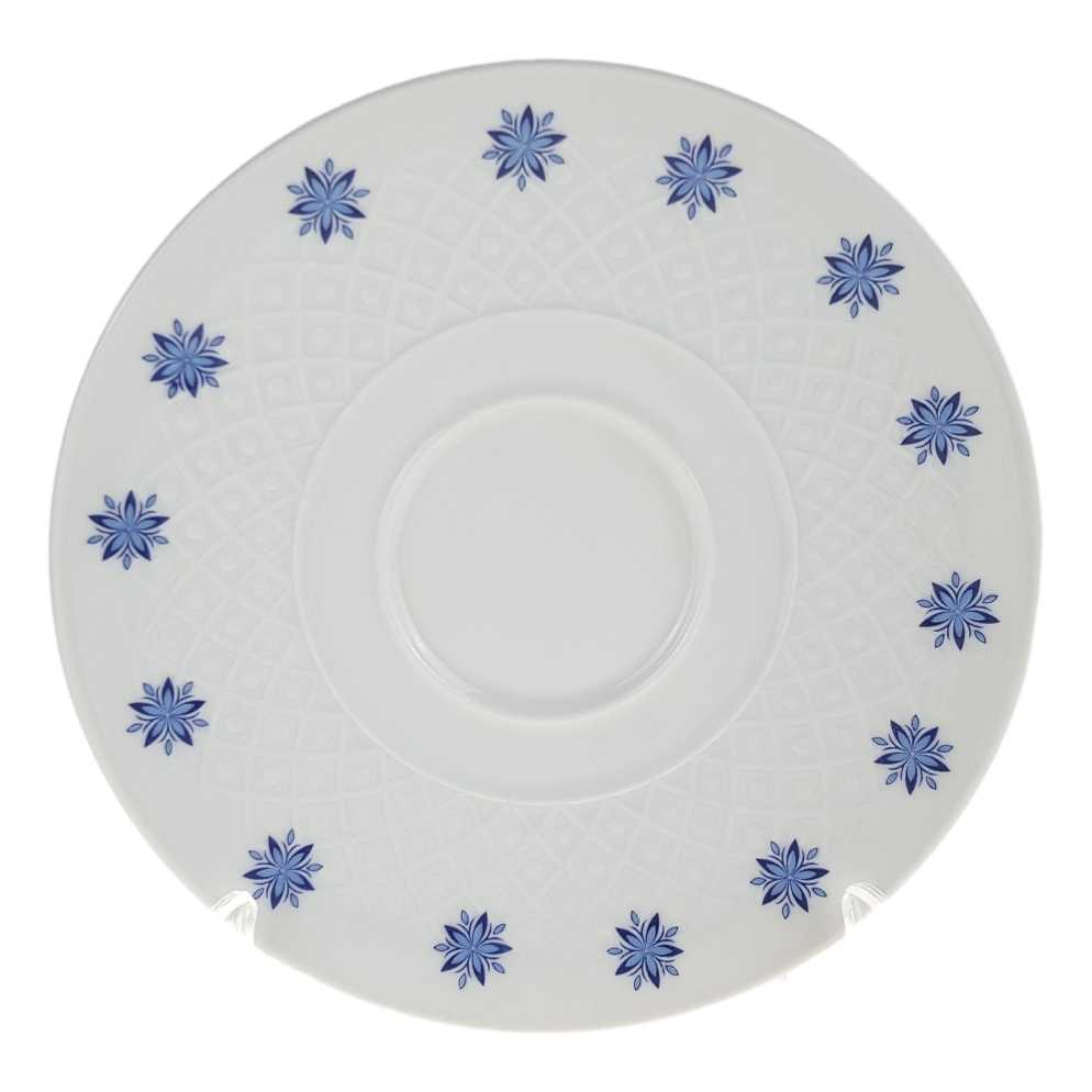 [458166734] Untertasse 16,2 cm Seltmann Weiden Annabell blaue Blume gebraucht - gut